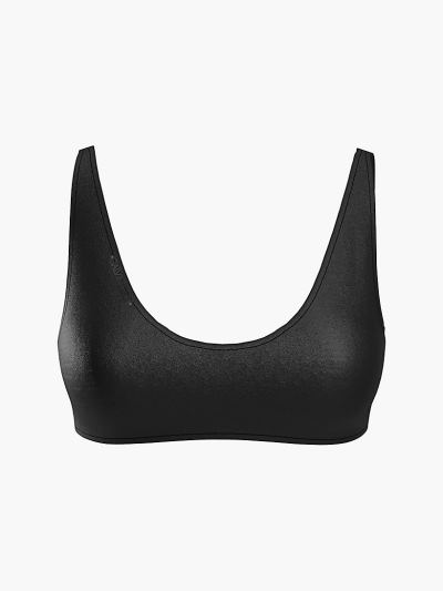 Calvin Klein Fürdőruha HU601748 | Calvin Klein Core Essentials Bralette Női Bikini Felső Fekete